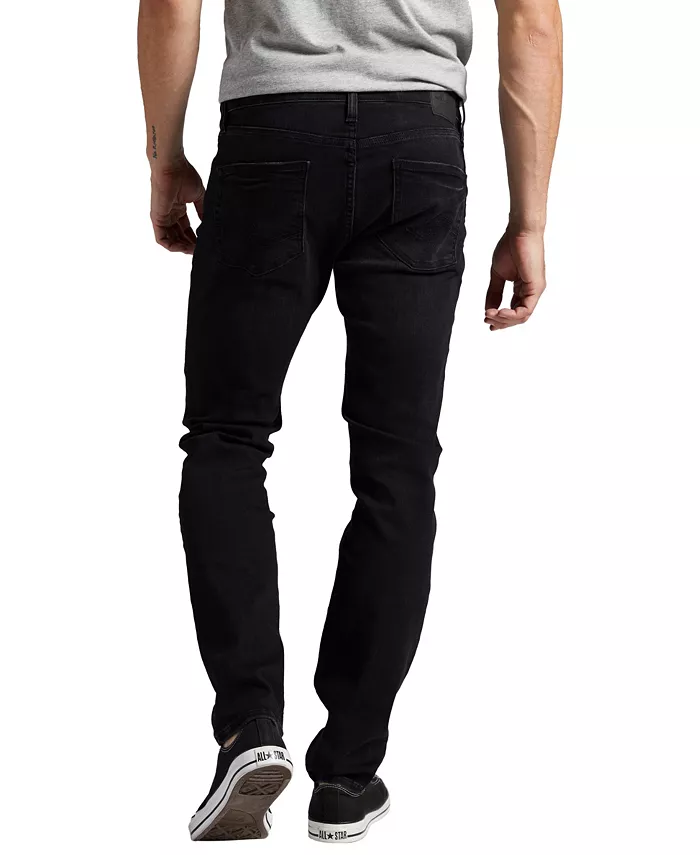 

Мужские джинсы Taavi Skinny Fit с узкими штанинами Silver Jeans Co., черный
