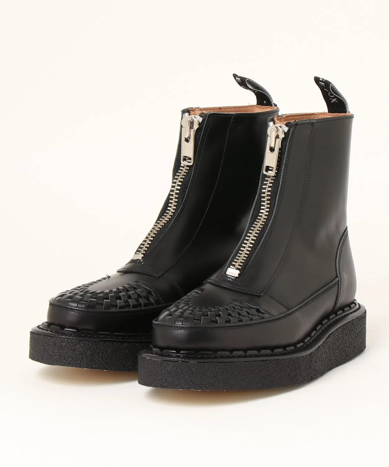 Ботинки SKIPTON ZIP BOOT от George Cox на молнии, чёрные
