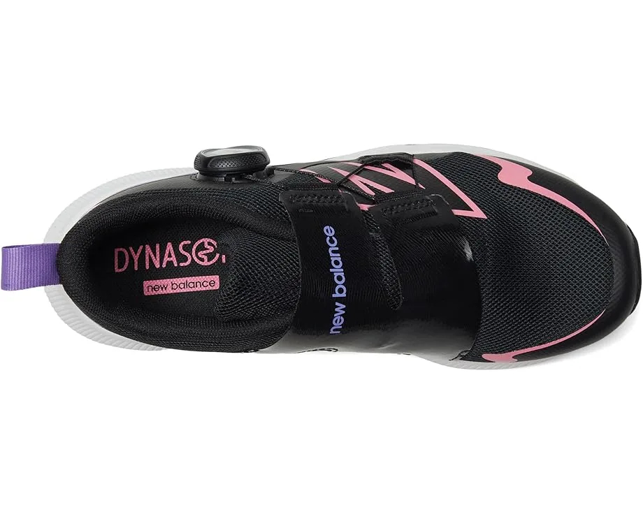 Кроссовки New Balance Kids DynaSoft Reveal v4 BOA (Little Kid), Black/Signal Pink/Violet CrushSee Less — фото 2
