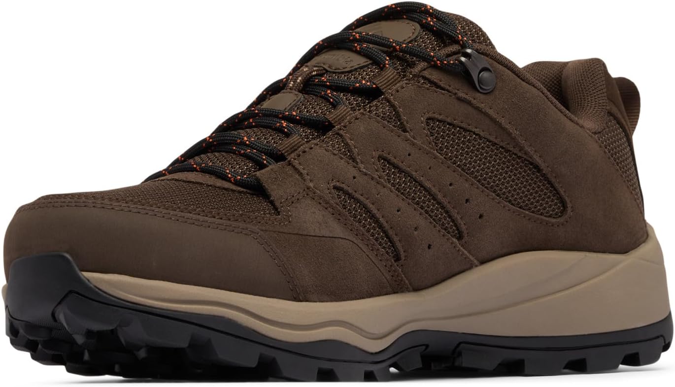 Columbia Mens Redmond Iv Low Waterproof, Cordovan/Tangy Orange — фото 4