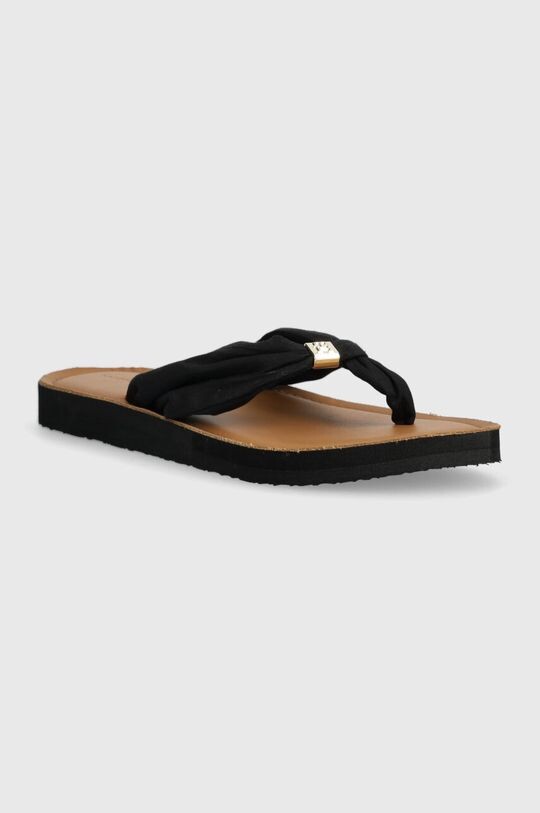 Шлепанцы TH EVATED BEACH SANDAL Tommy Hilfiger, черный — фото 2