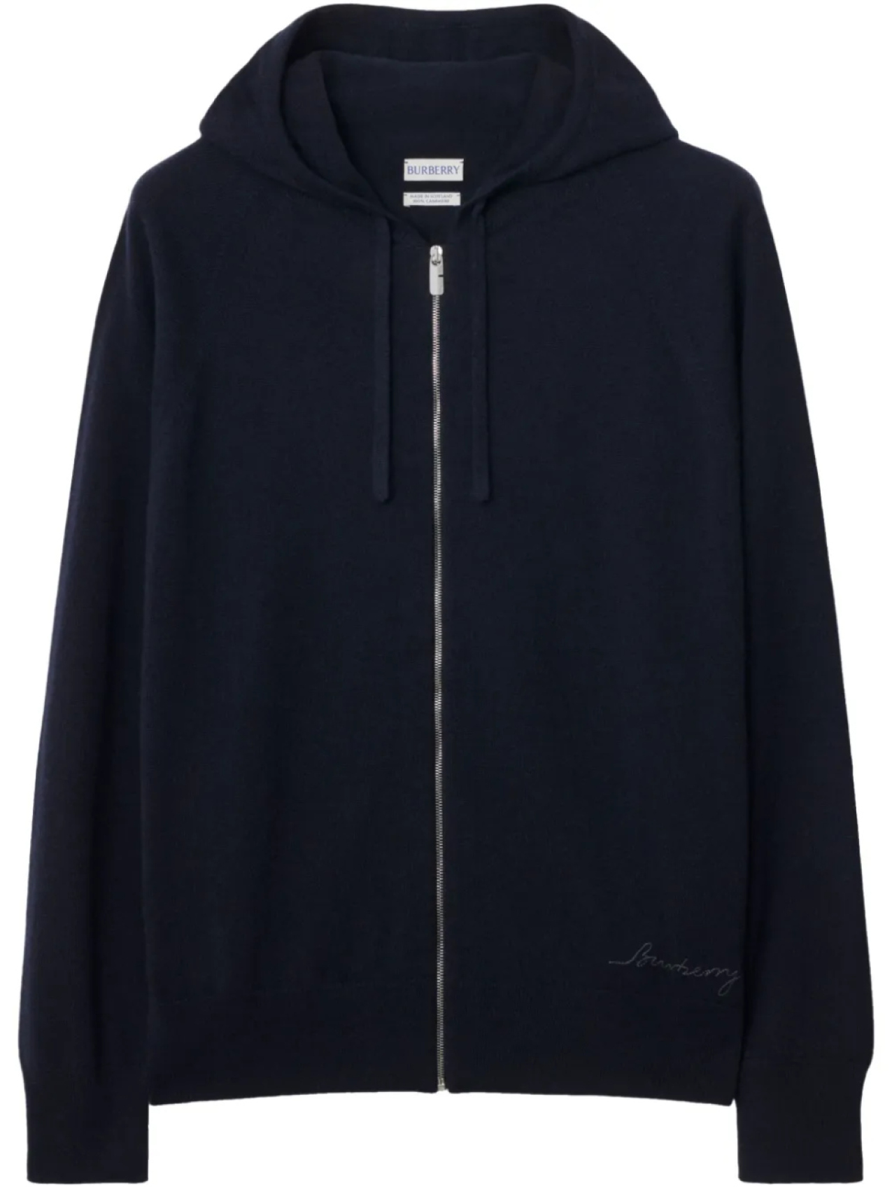 

Трикотажное худи Burberry, синий