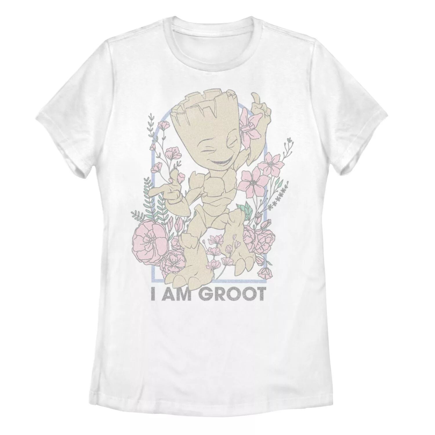 

Детская футболка Guardians Of The Galaxy I Am Groot с цветочным рисунком Marvel