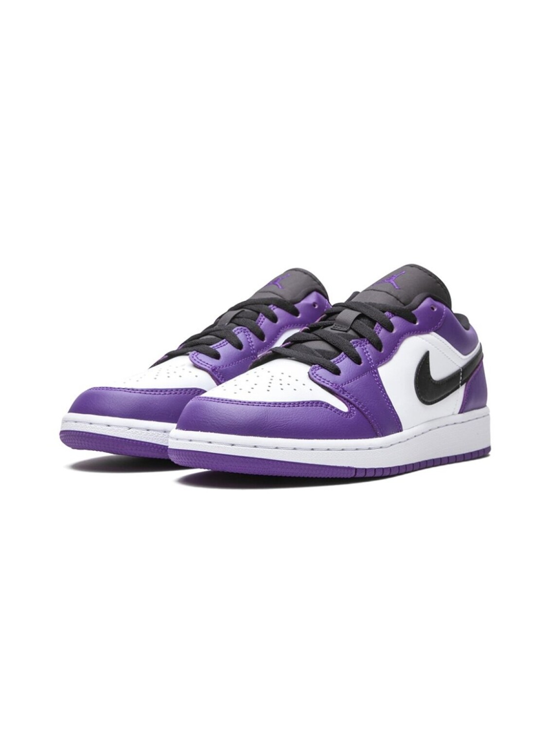 Кроссовки Air Jordan 1 Low (GS) Jordan Kids, фиолетовый — фото 2