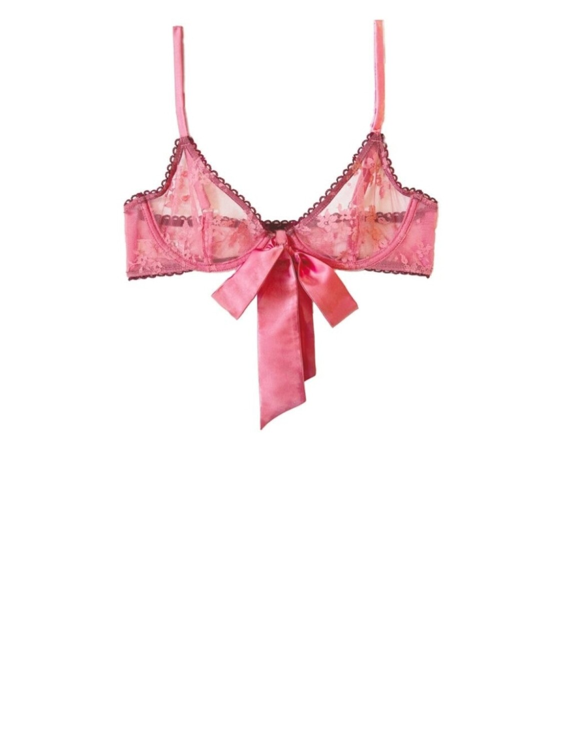 

Кружевной бюстгальтер Untie Me Fleur Du Mal, розовый