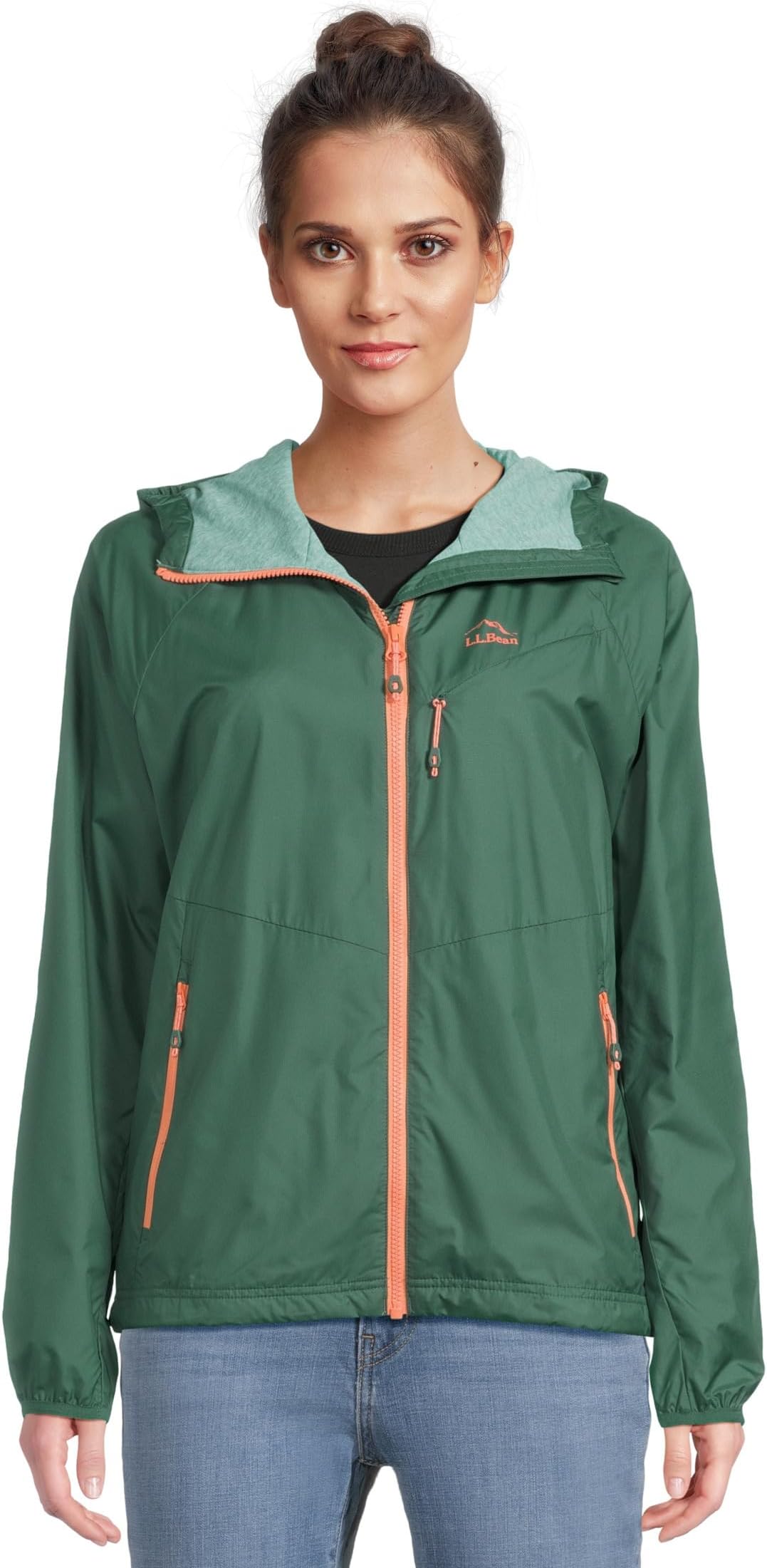 

Ветровка L.L.Bean Bean's Performance Fleece-Lined Windbreaker, цвет Deep Green