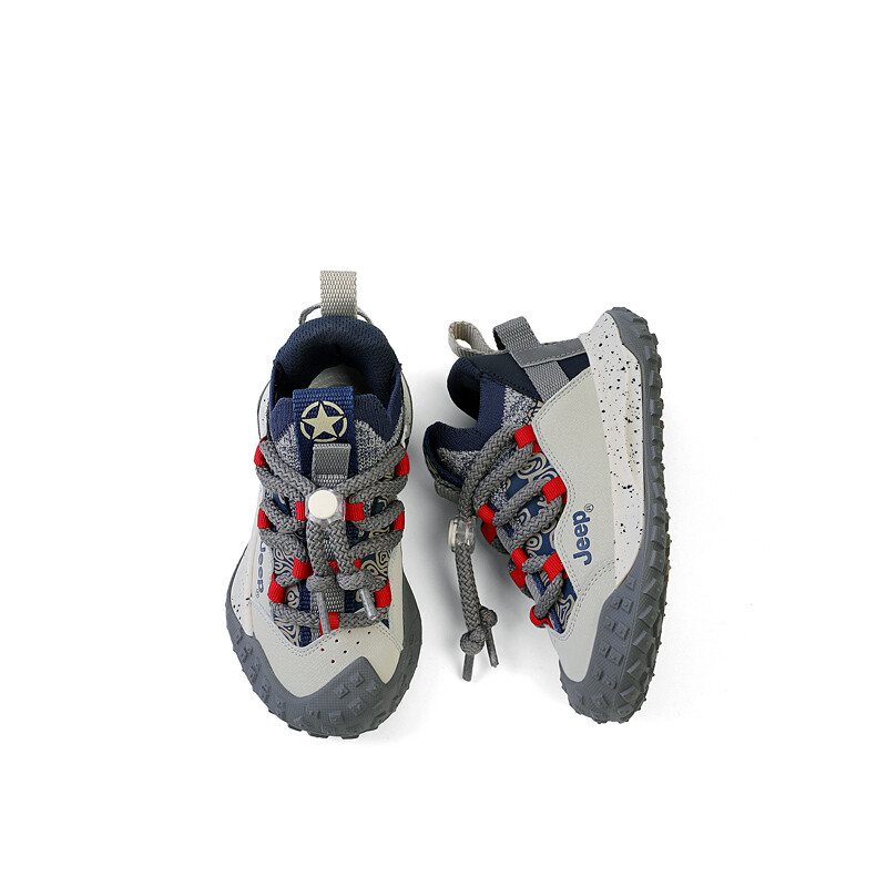Кроссовки Jeep Kids Lifestyle Shoes Kids Low-top Gray/Blue, красный/синий — фото 2