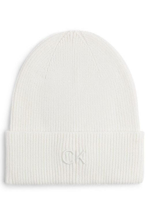 

Шапка с кашемировым наполнением Calvin Klein, белый