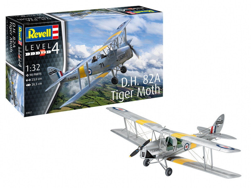 

Пластиковая модель Д.Х. 82А Тигровый мотылёк 1/32 Revell
