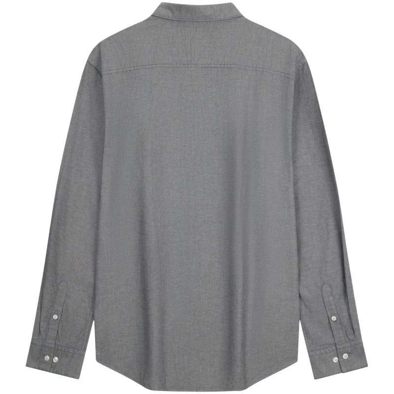 Рубашка мужская с лацканом умеренной ширины Calvin Klein, UB1-Dark Gray — фото 4