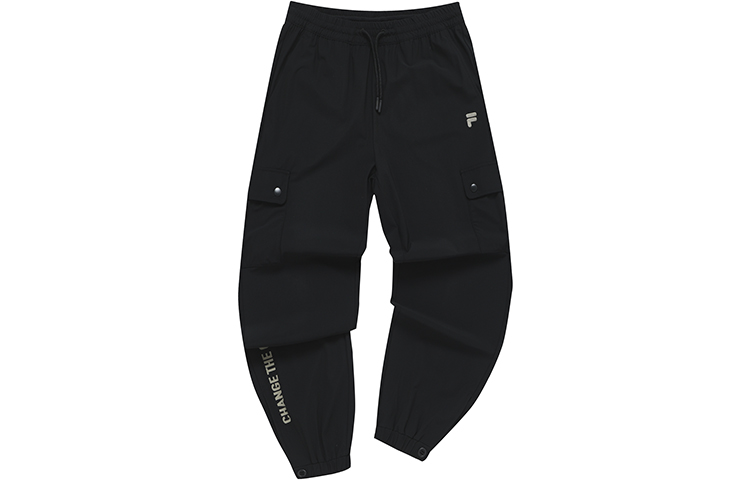 

FILA FUSION Трендовые повседневные брюки Street Series для женщин, цвет Pitch Black