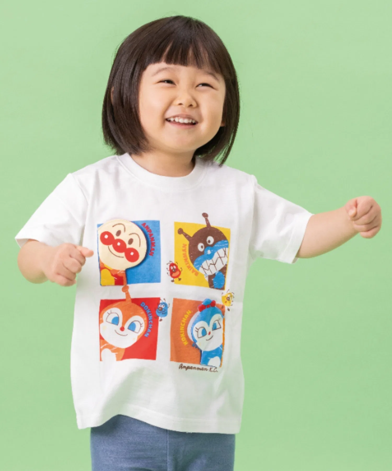 Детская футболка ANPANMAN KIDS COLLECTION с гимиком