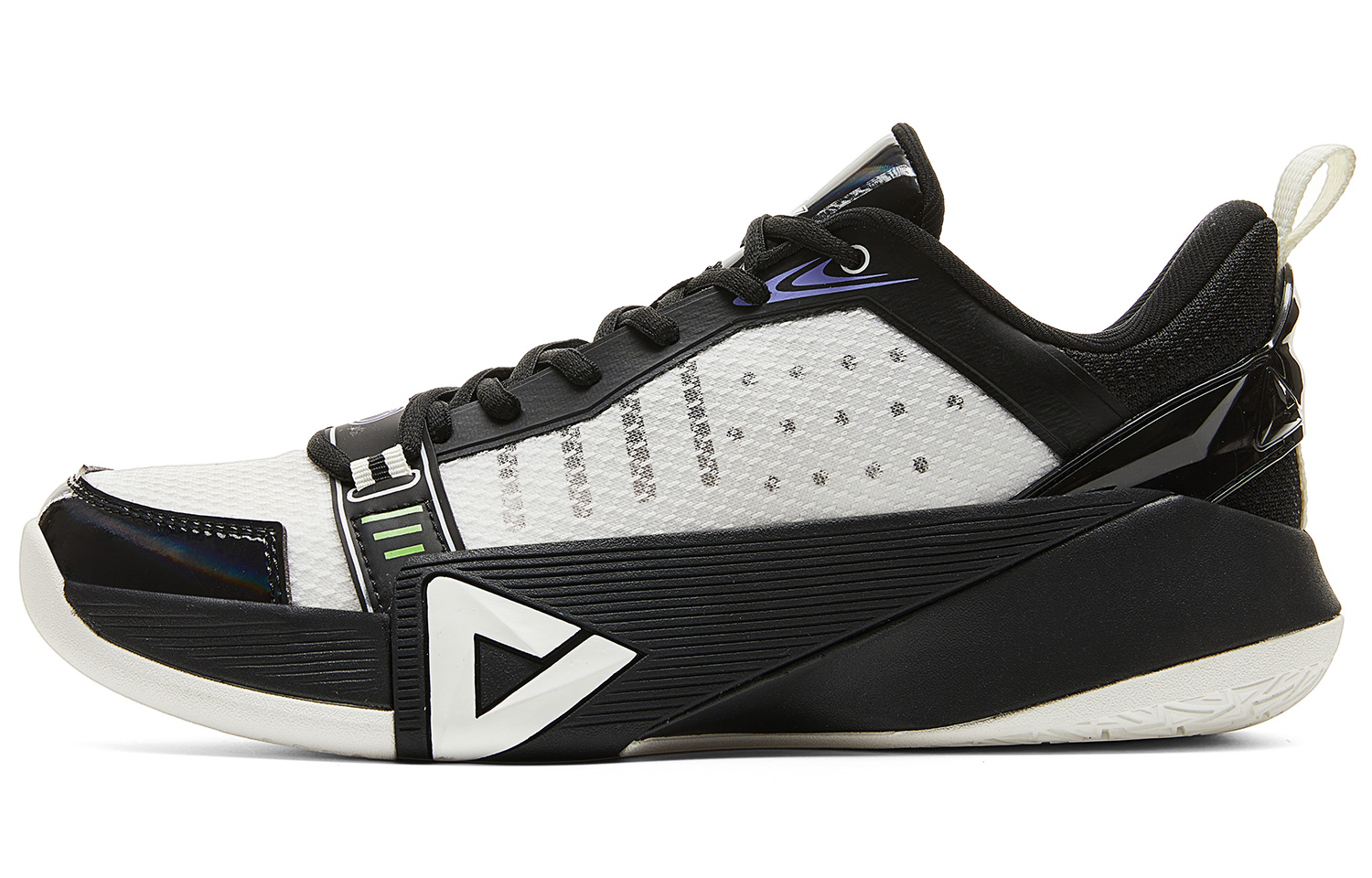 

PEAK Баскетбольные кроссовки Taichi Siege с амортизацией отскока, износостойкие, нескользящие, низкие, мужские, цвет черный слоновая кость