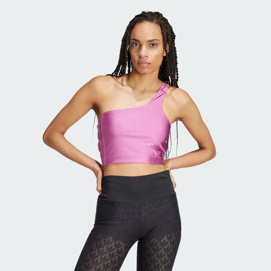 Топ ADIDAS ORIGINALS, цвет Pink/Rose — фото 2