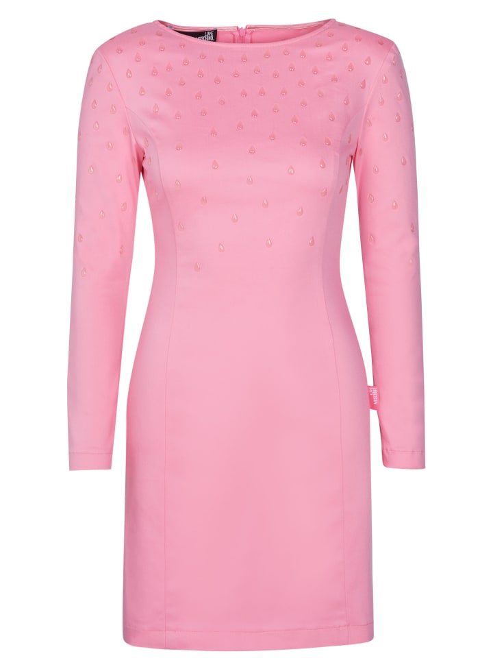 

Длинное платье Love Moschino, розовый
