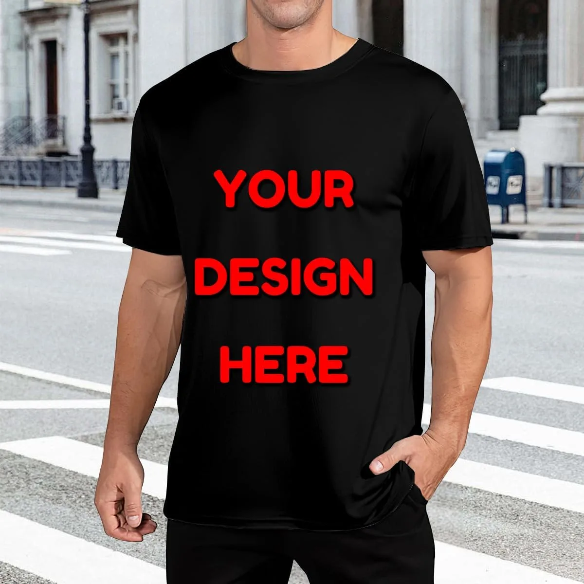 Футболка с принтом Unisex, Cotton, Short Sleeve — фото 2