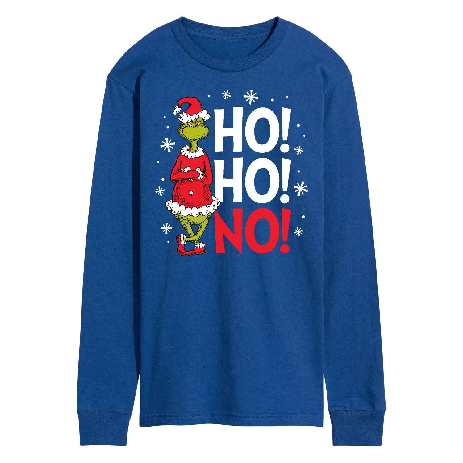 

Мужская футболка Dr. Seuss Grinch Ho Ho без длинных рукавов Licensed Character