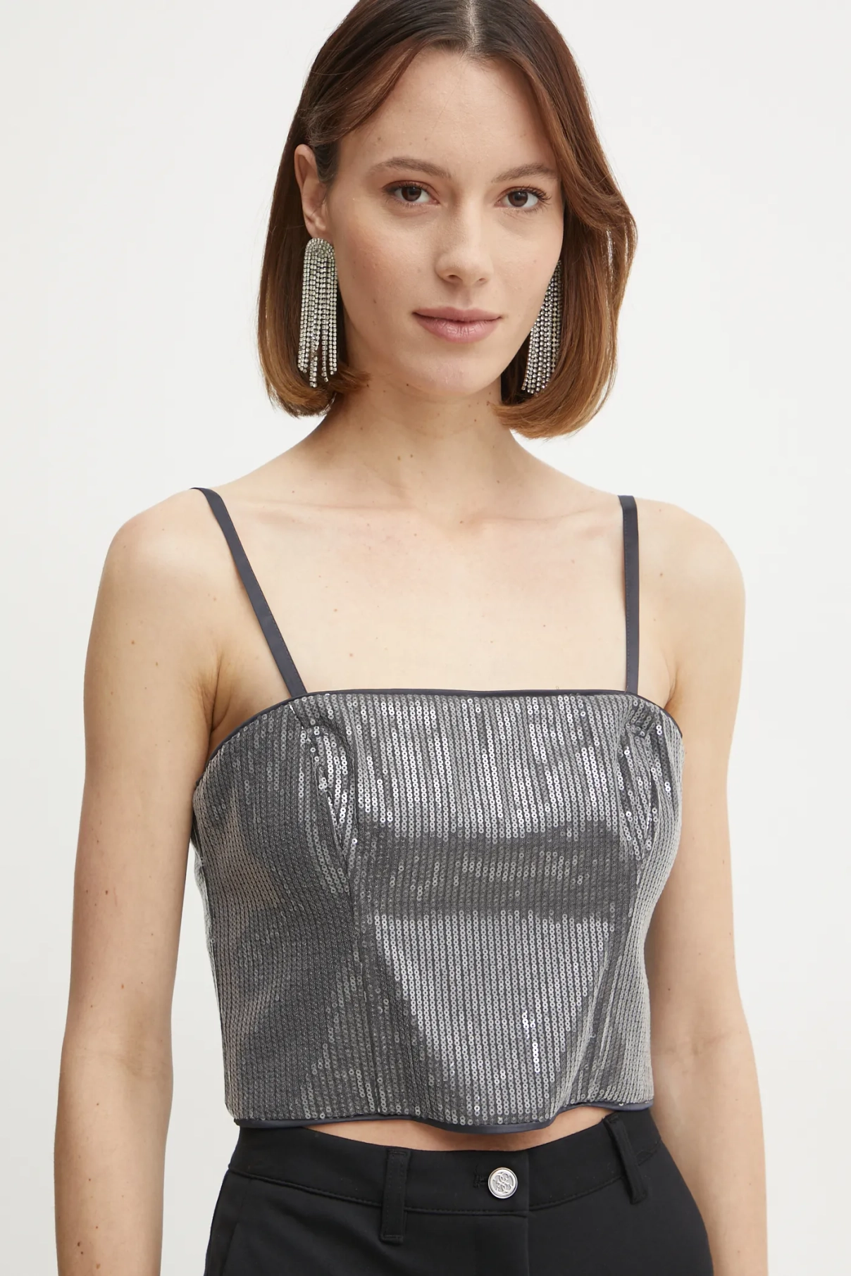 

Топ КАССИЯ Guess, серый