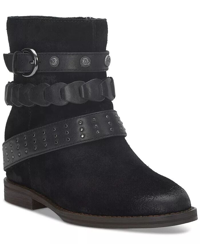 

Женские ботильоны Miav с пряжками и шипами Lucky Brand, черный