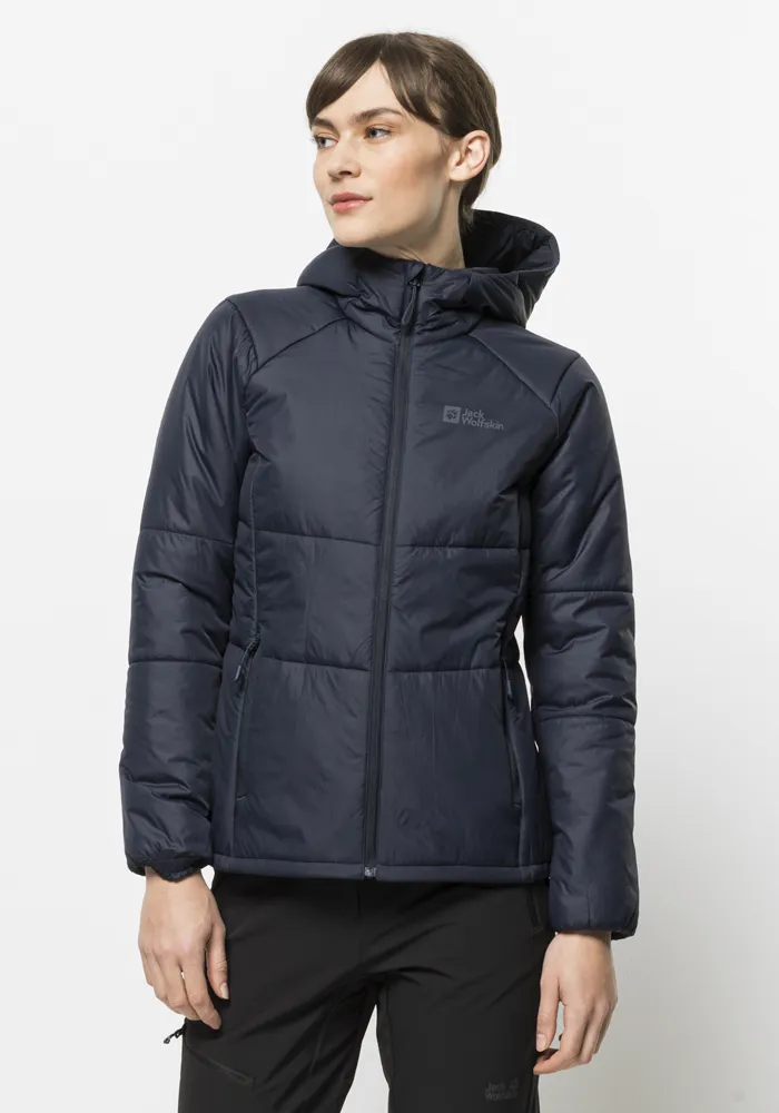 

Зимняя куртка Jack Wolfskin "BERGLAND INS HOODY W", с капюшоном, синий