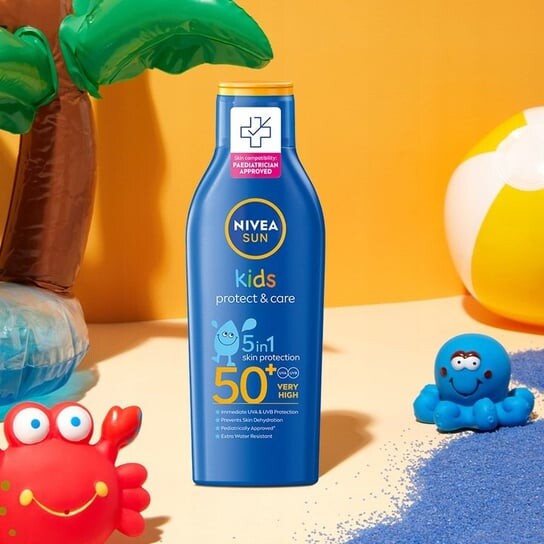 Солнцезащитный лосьон для детей Nivea Kids Protect & Moisture, SPF50, Nivea Sun — фото 3