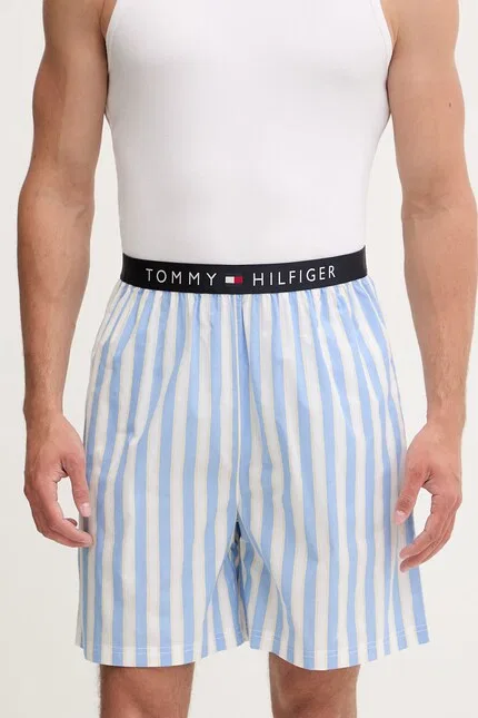 Шорты пижамные хлопковые Tommy Hilfiger, синий