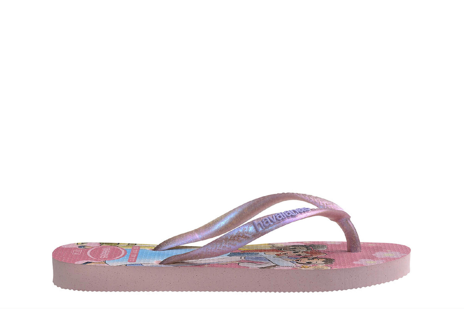 

Детские тонкие шлепанцы принцессы Havaianas, мультиколор