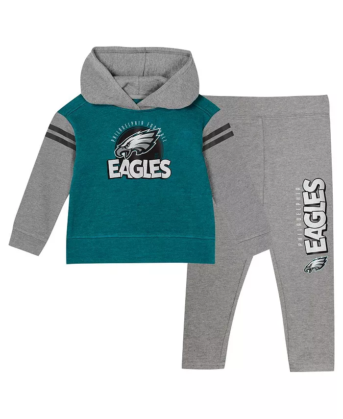 

Комплект из двух предметов для малышей Philadelphia Eagles Club House: толстовка с длинным рукавом и леггинсы Outerstuff