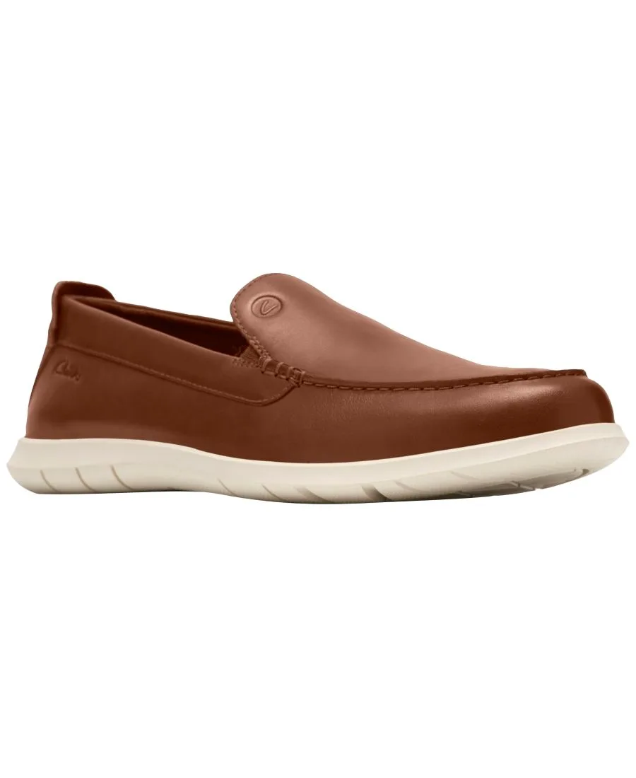 Мужские слипоны Flexway Step Shoes Clarks, tan/бежевый