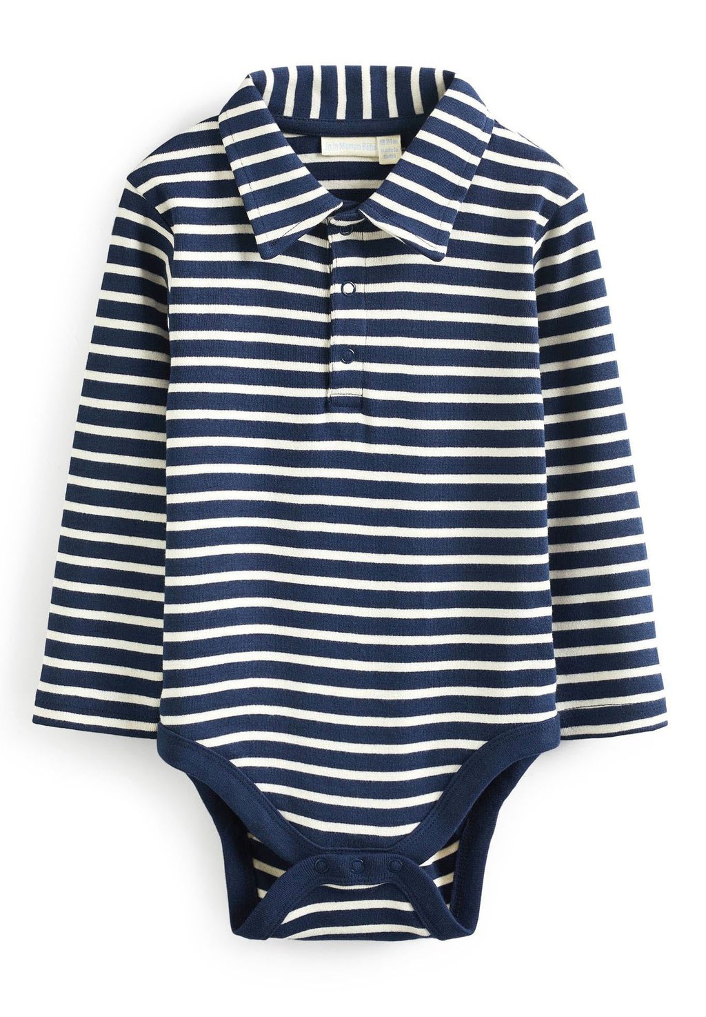 

Рубашка с длинным рукавом BRETON STANDARD JoJo Maman Bébé, цвет Navy Ecru Stripe