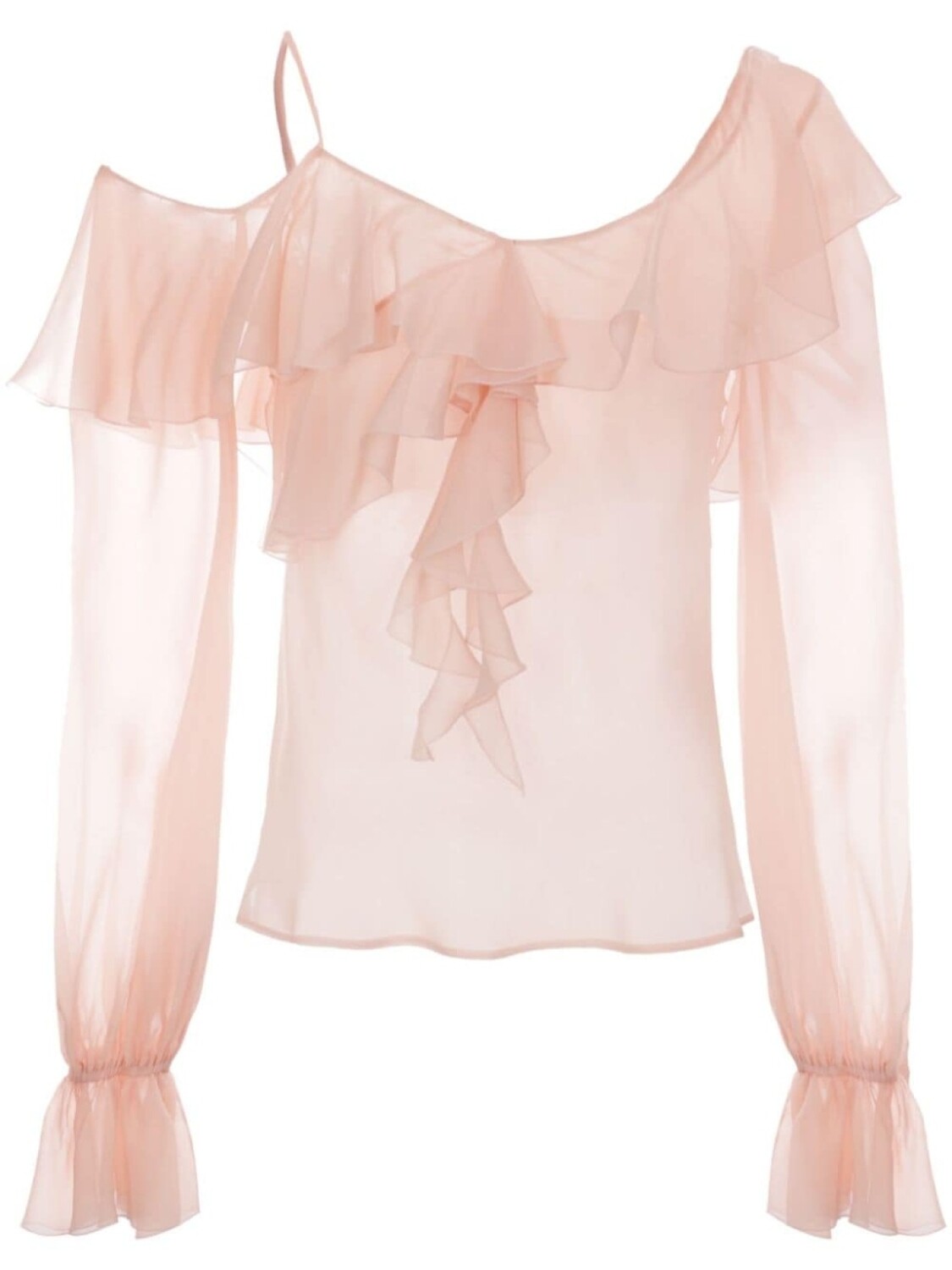 

Blumarine блузка асимметричного кроя, розовый