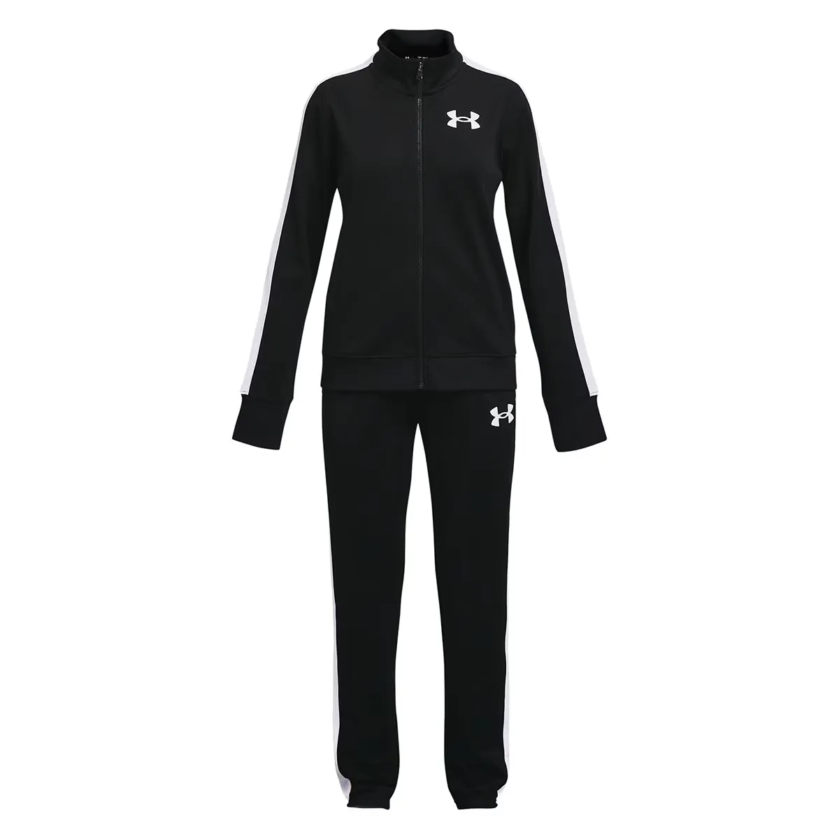 

Вязаный спортивный костюм для девочек Under Armour, черный/белый