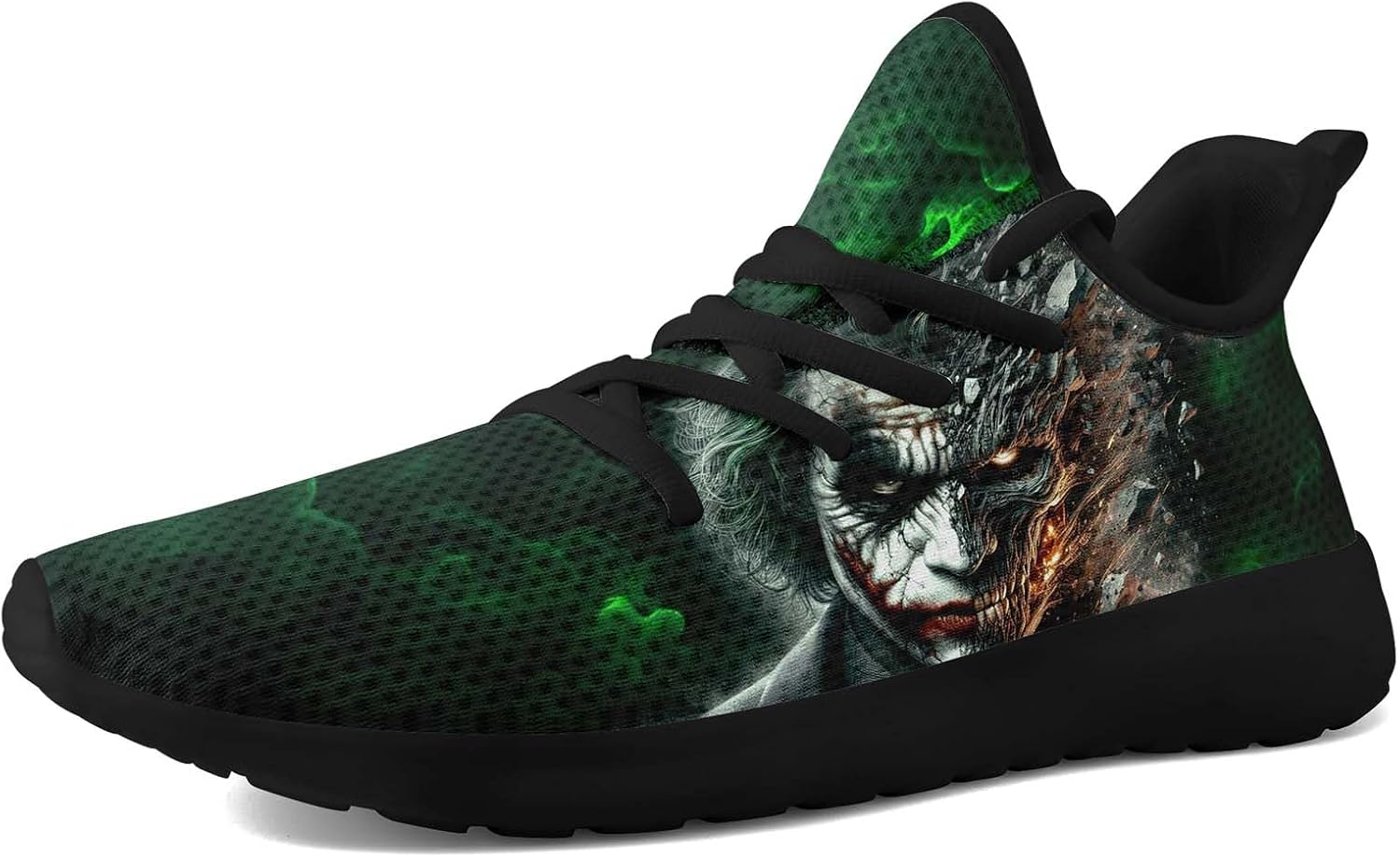 

Мужские кроссовки Dragon - легкие беговые туфли, панк-рок стиль, уличная обувь, дышащие спортивные, для тренажерного зала, повседневной носки и прогулок Coolcustomize, бирюзовый