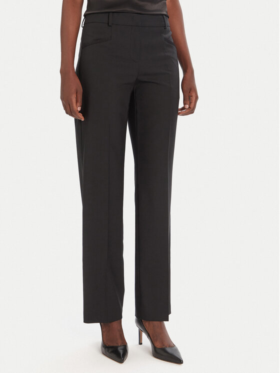 

Брюки из ткани straight fit Tilda9 50546613 Boss, чёрный