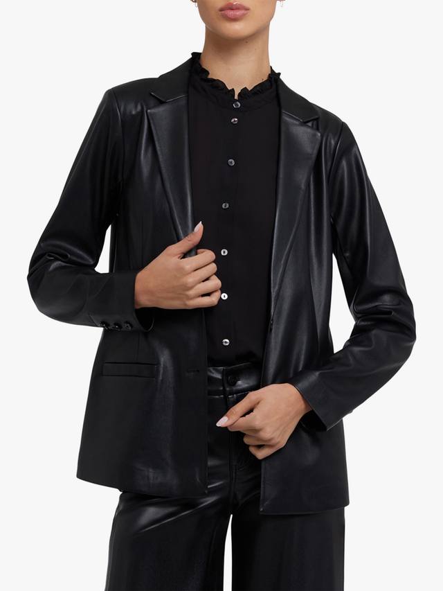 

Однобортный жакет с длинными рукавами и воротником NYDJ