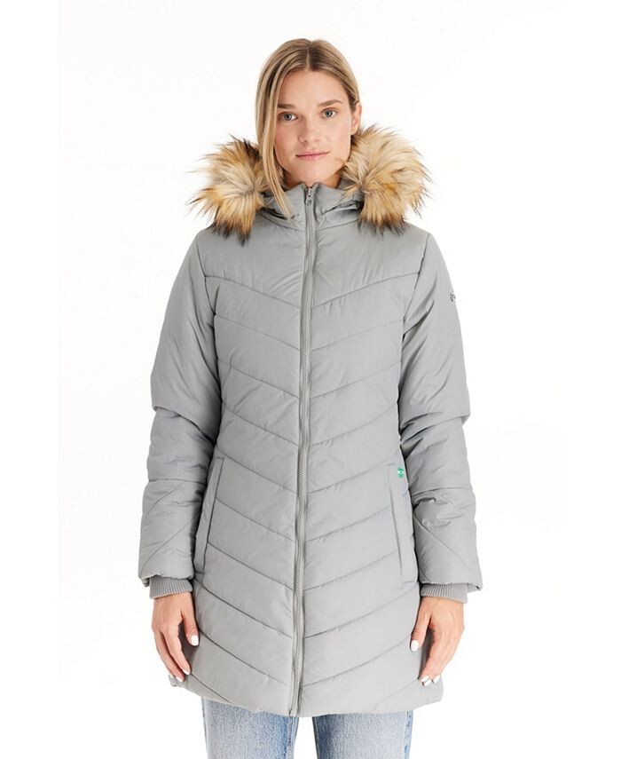 

Maternity Lexi - Пальто 3в1 со съемным капюшоном Modern Eternity Maternity, серый