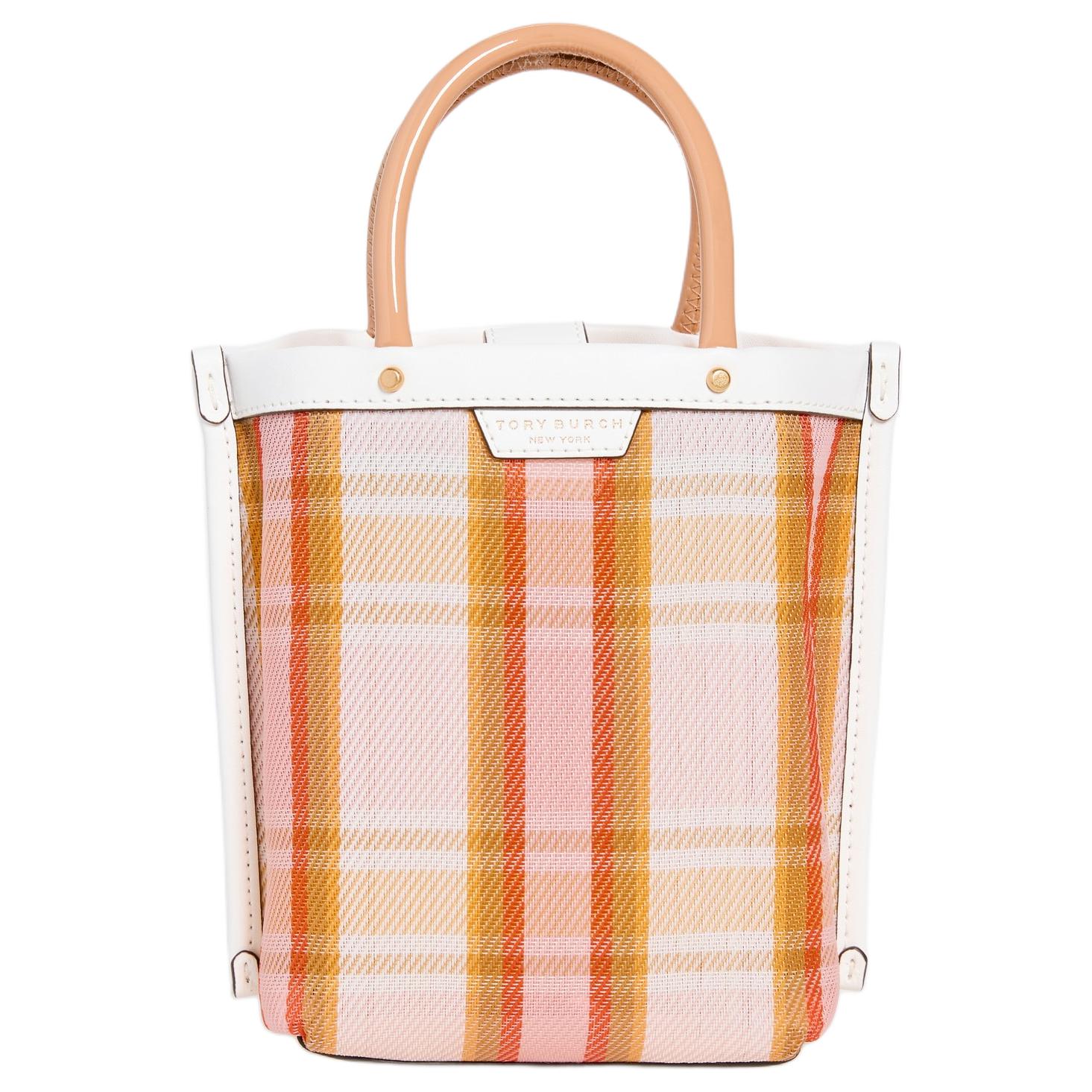 

Сумка-шоппер Perry из кожи, через плечо, кроссбоди, миниатюрная женская сумка, разноцветная TORY BURCH