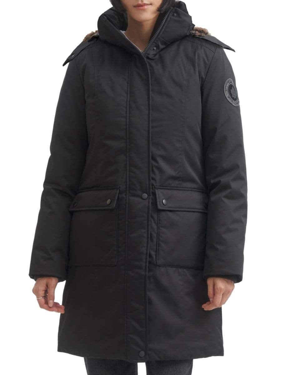 

Парка Sienna-D Slim Fit из искусственного меха без перьев TOBOGGAN CANADA, черный