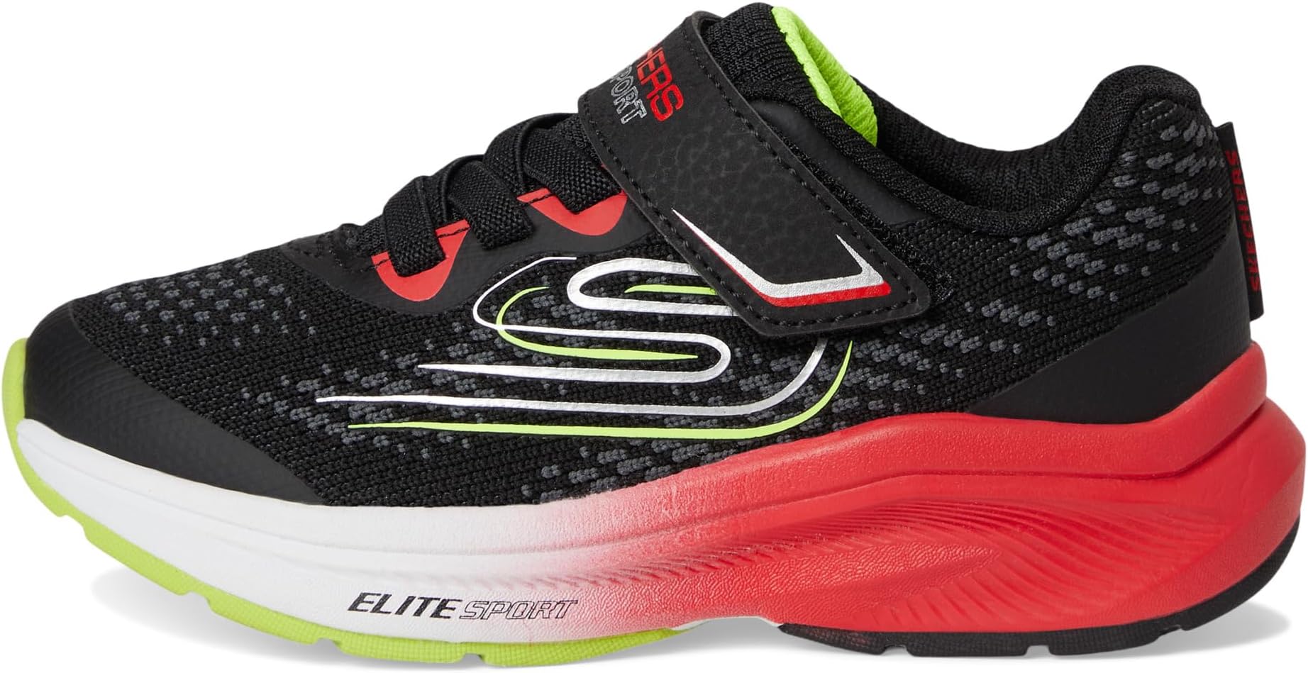 Кроссовки SKECHERS KIDS Elite Sport Stride 403952L, Black/Red — фото 4