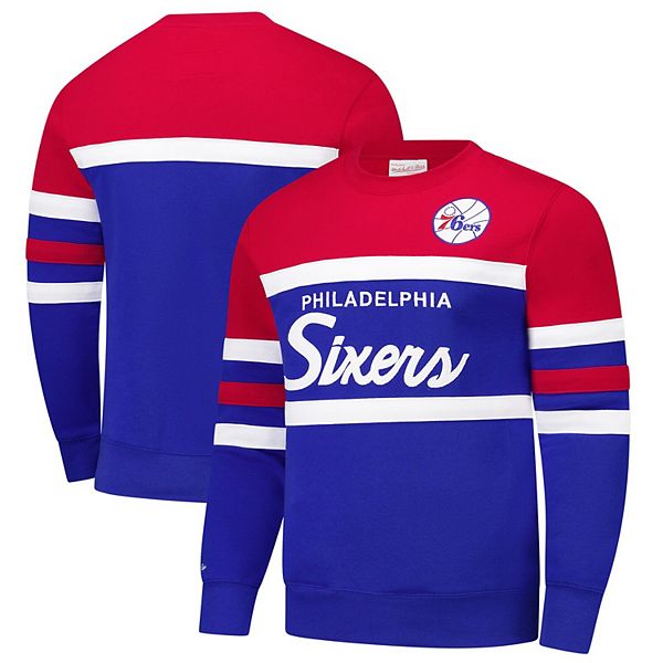 

Мужской свитшот philadelphia 76ers hardwood classics vintage logo head coach royal/red Mitchell & Ness, Коричневый, Мужской свитшот philadelphia 76ers hardwood classics vintage logo head coach royal/red Mitchell & Ness