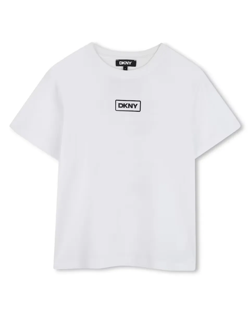 

Футболка из хлопка с коротким рукавом DKNY, белый