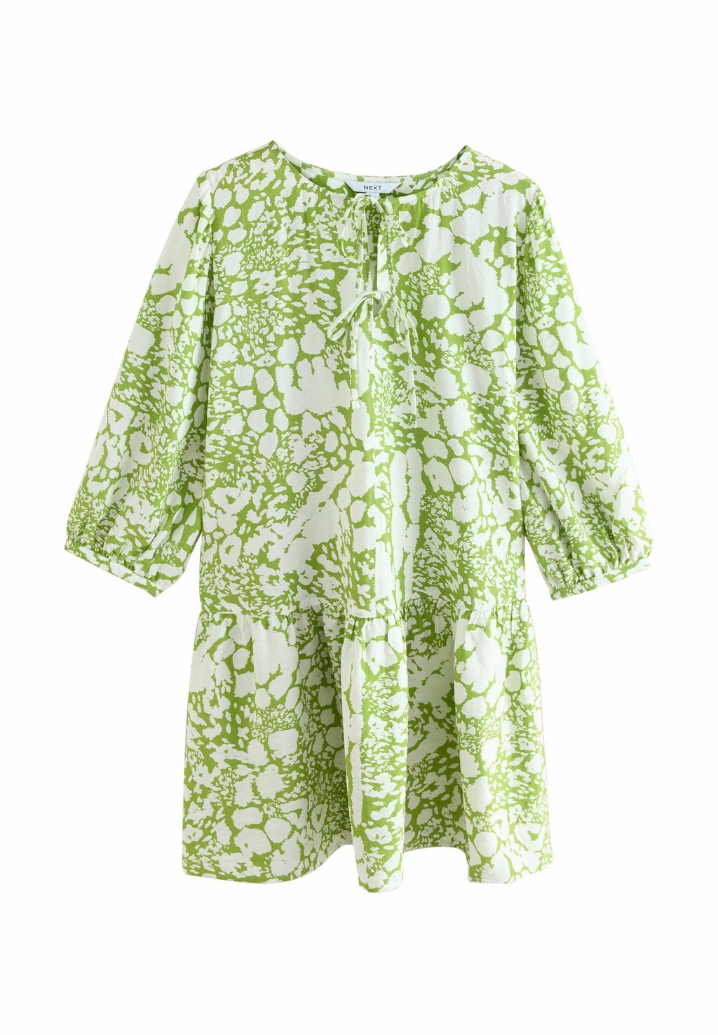 

Повседневное платье TALL FIT - TIE FRONT TIERED MINI Next, зеленый