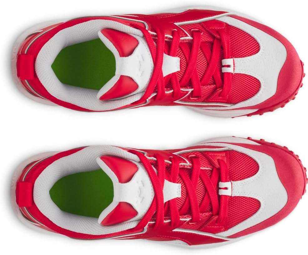 Бейсбольные бутсы Under Armour для мужчин Yard Icon Turf, белый/красный — фото 4