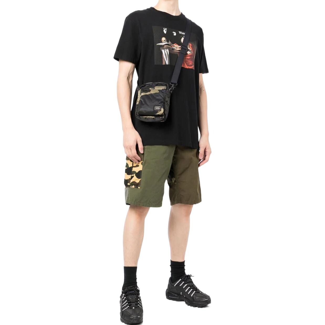 Повседневные шорты мужские зеленые A Bathing Ape, зеленый — фото 2