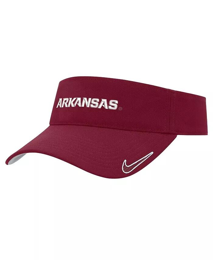 

Мужской регулируемый козырек Cardinal Arkansas Razorbacks 2024 Sideline Ace Performance Nike