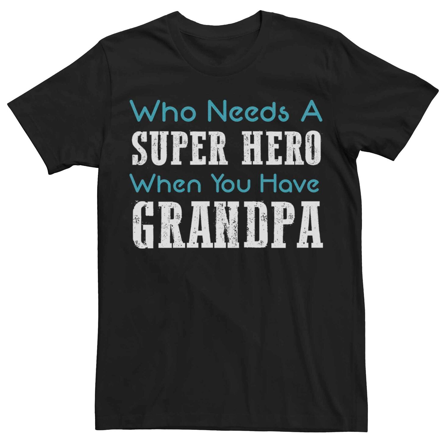 

Мужская футболка с рисунком Super Hero Grandpa Licensed Character