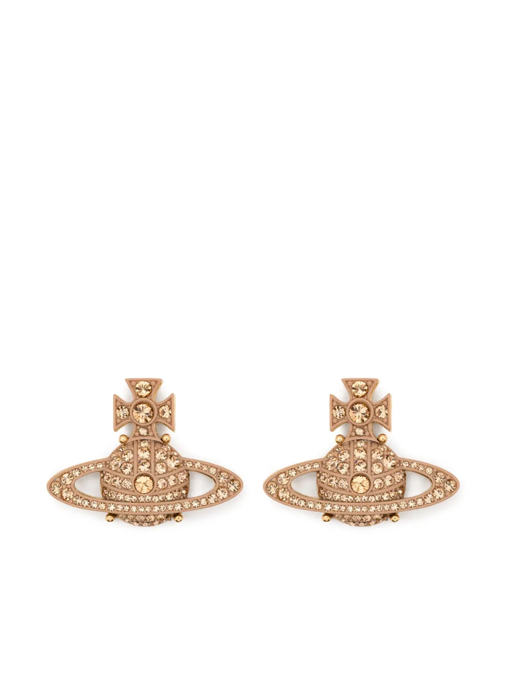

Серьги с кристаллами-шариками Vivienne Westwood, золотой