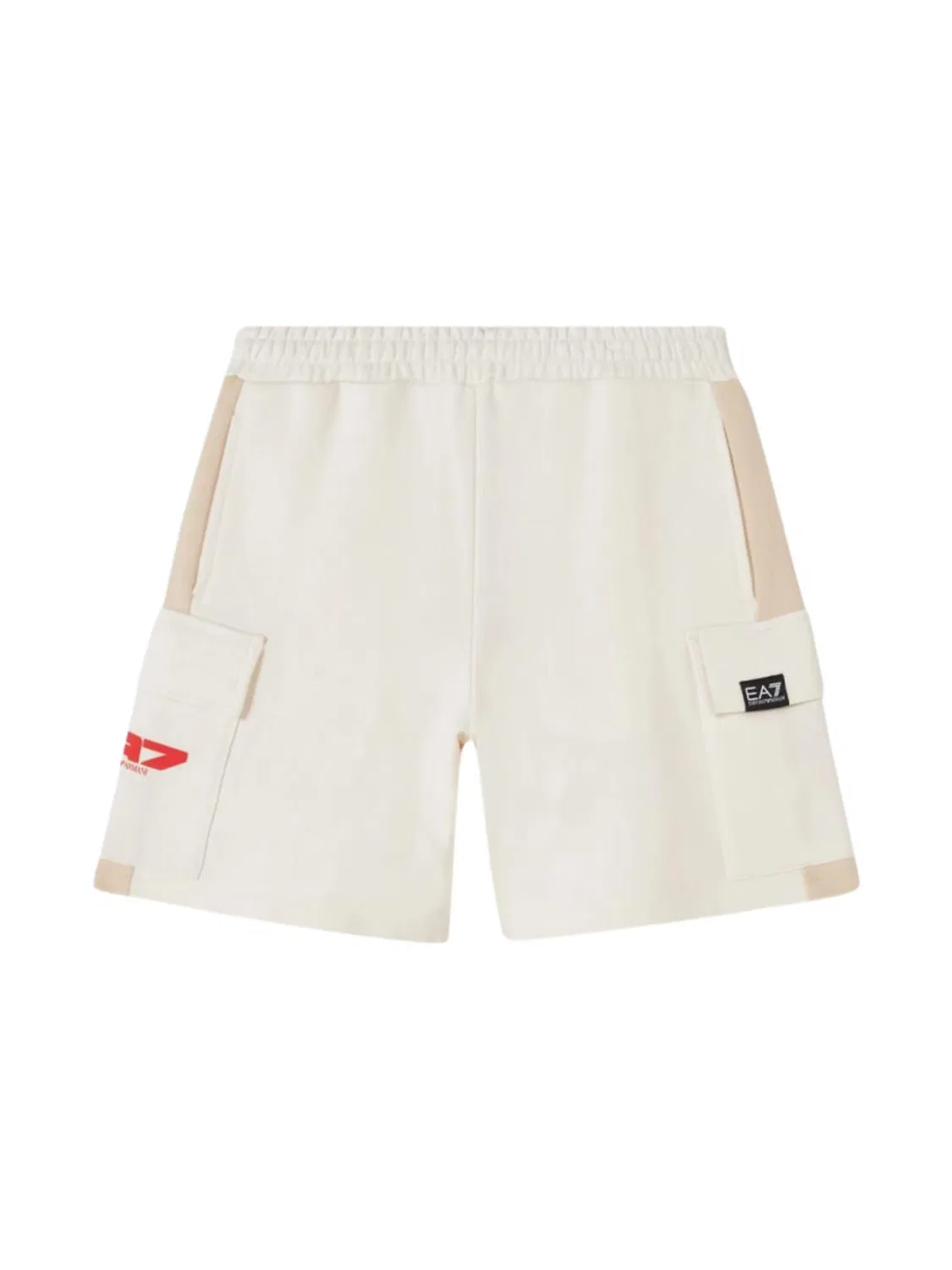Шорты EA7 Emporio Armani Regular EA7 EMPORIO Armani Kids BERMUDA FELPA BERMUDA в цвете бежевый