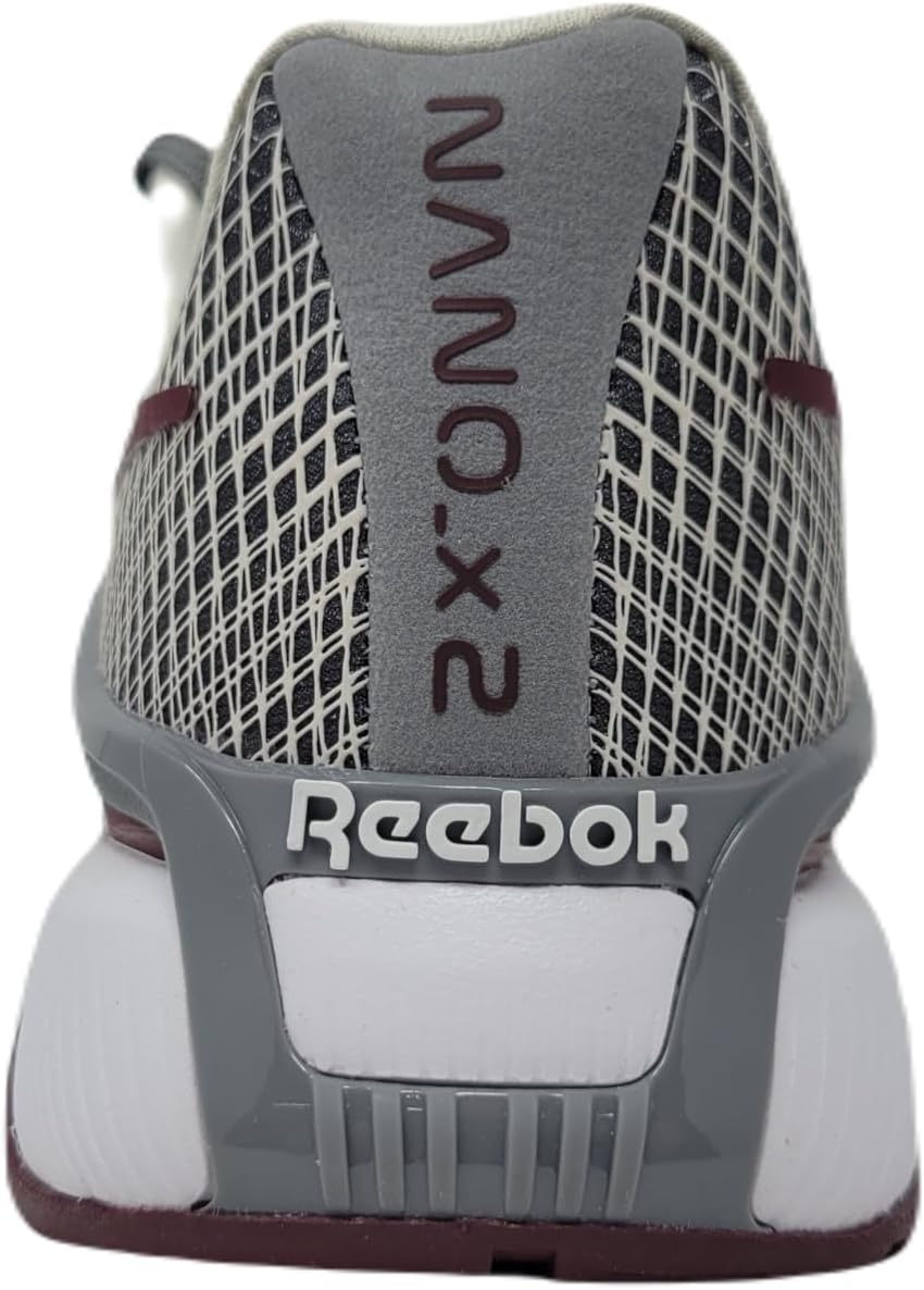 Мужские кроссовки для зала Reebok Nano X2, серый/бордовый — фото 4
