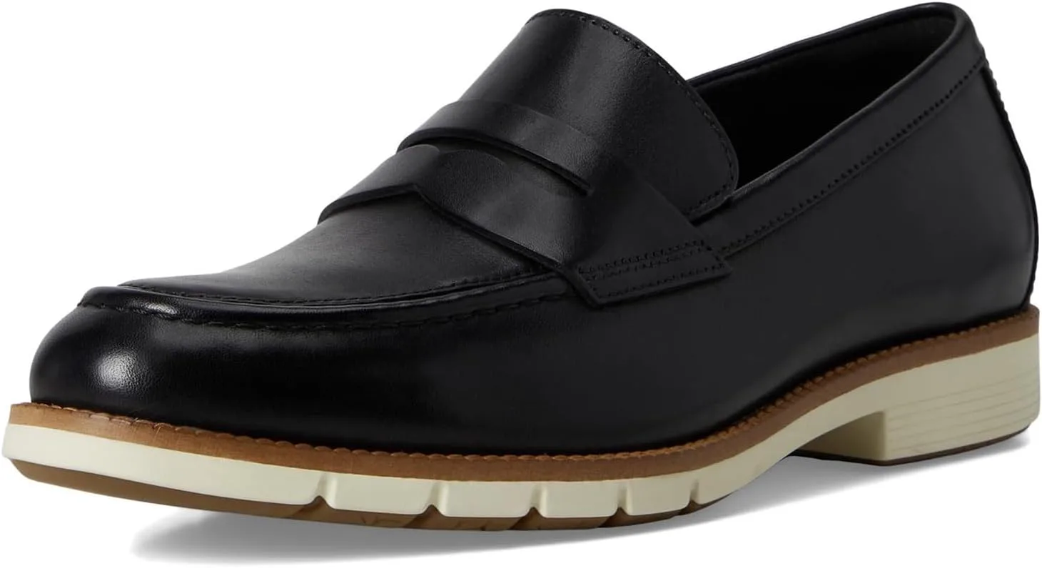 Мужские лоферы Cole Haan Flexgrand+, черный/слоновая кость — фото 2